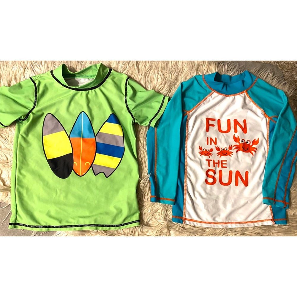 Boys Swim Shirt Bundle size 4t